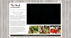 Desktop Screenshot of med-seafoodbistro.co.za